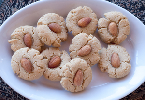 Triple Almond Cookies